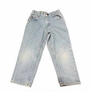 VTG Kids Jeans Sears Light Wash Denim Size 5 Straight Leg USA